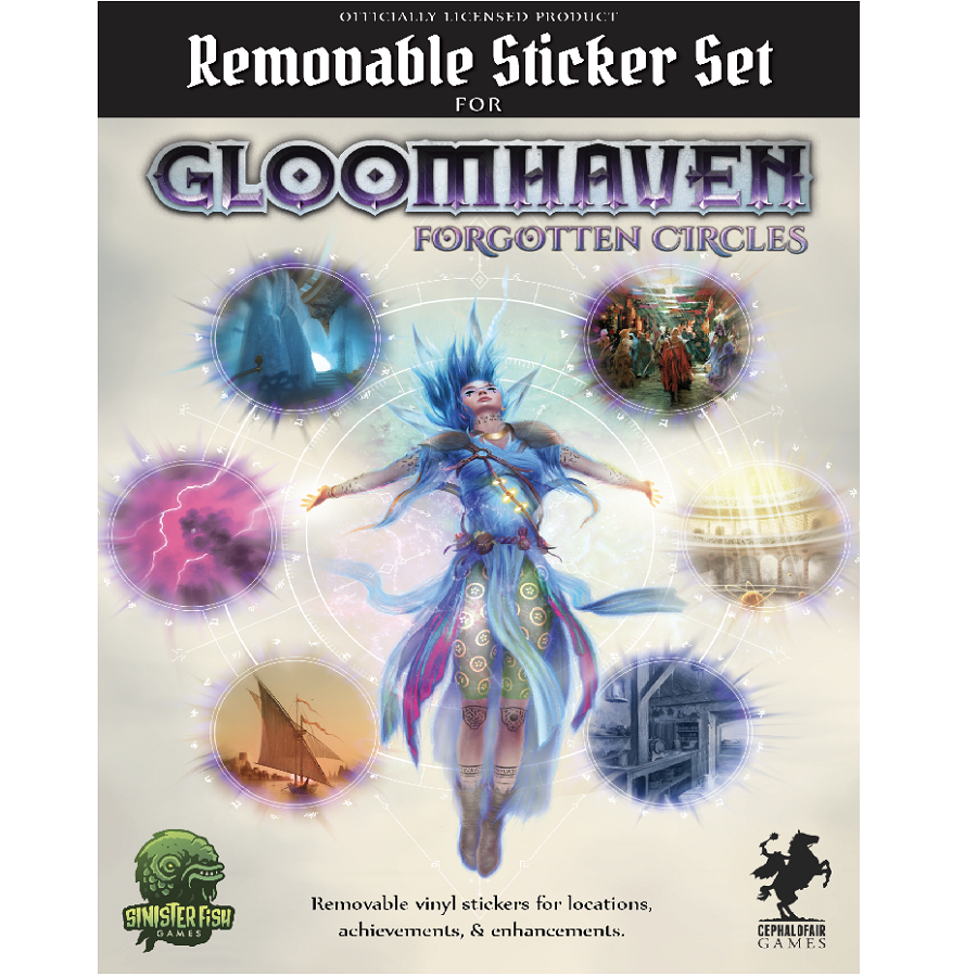 Gloomhaven Removable Sticker Set Forgotten Circles