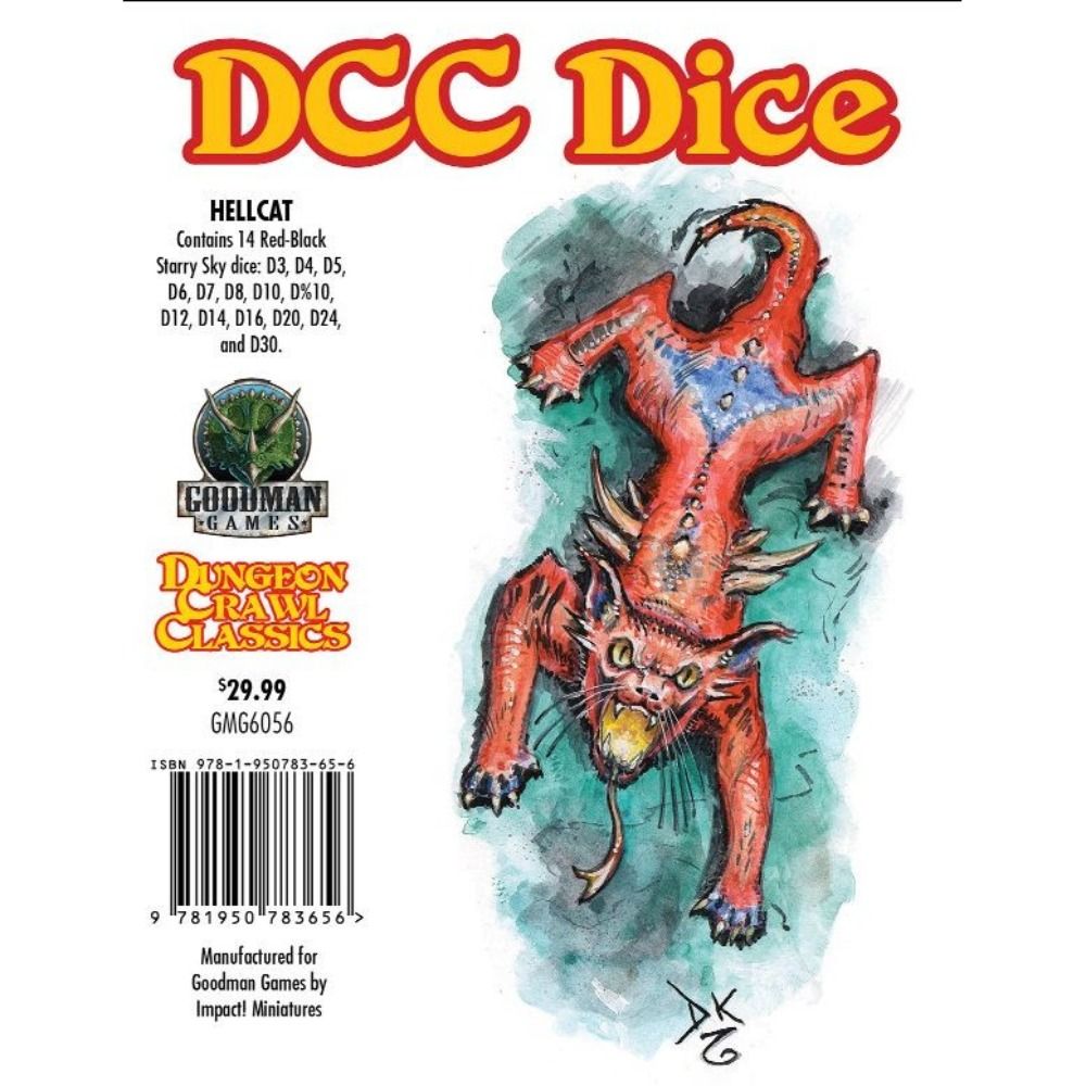 Dungeon Crawl Classics - DCC Dice - Hellcat