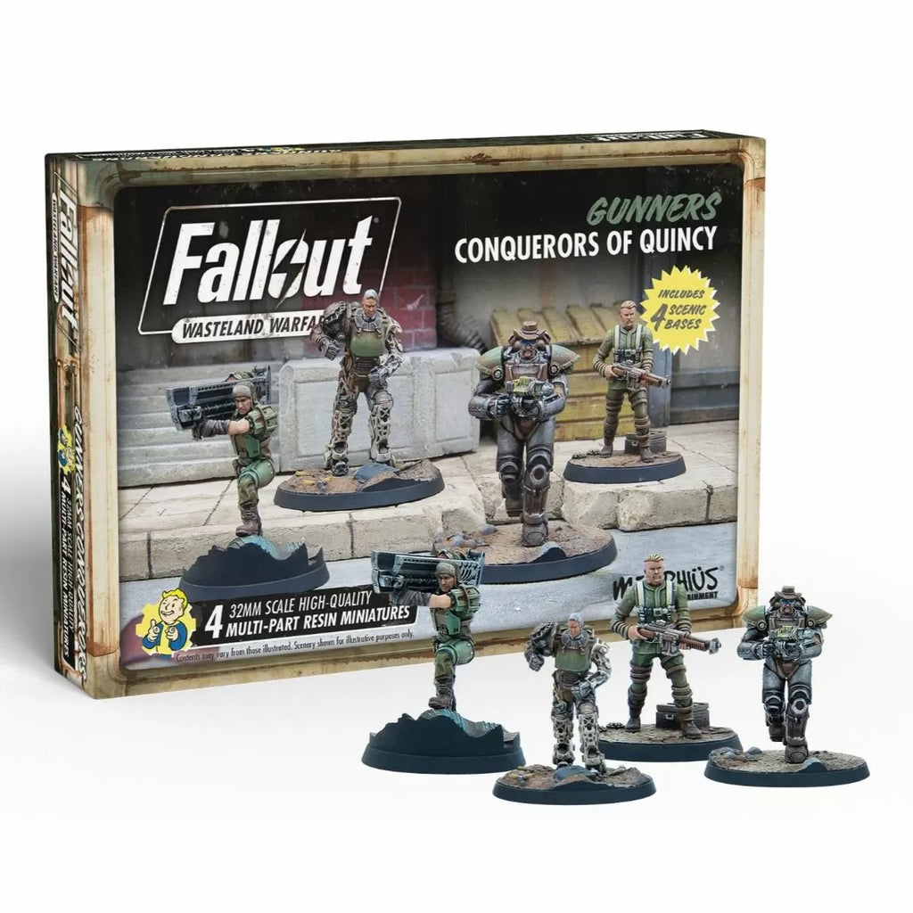 Fallout Wasteland Warfare - Gunners Conquerors of Quincy