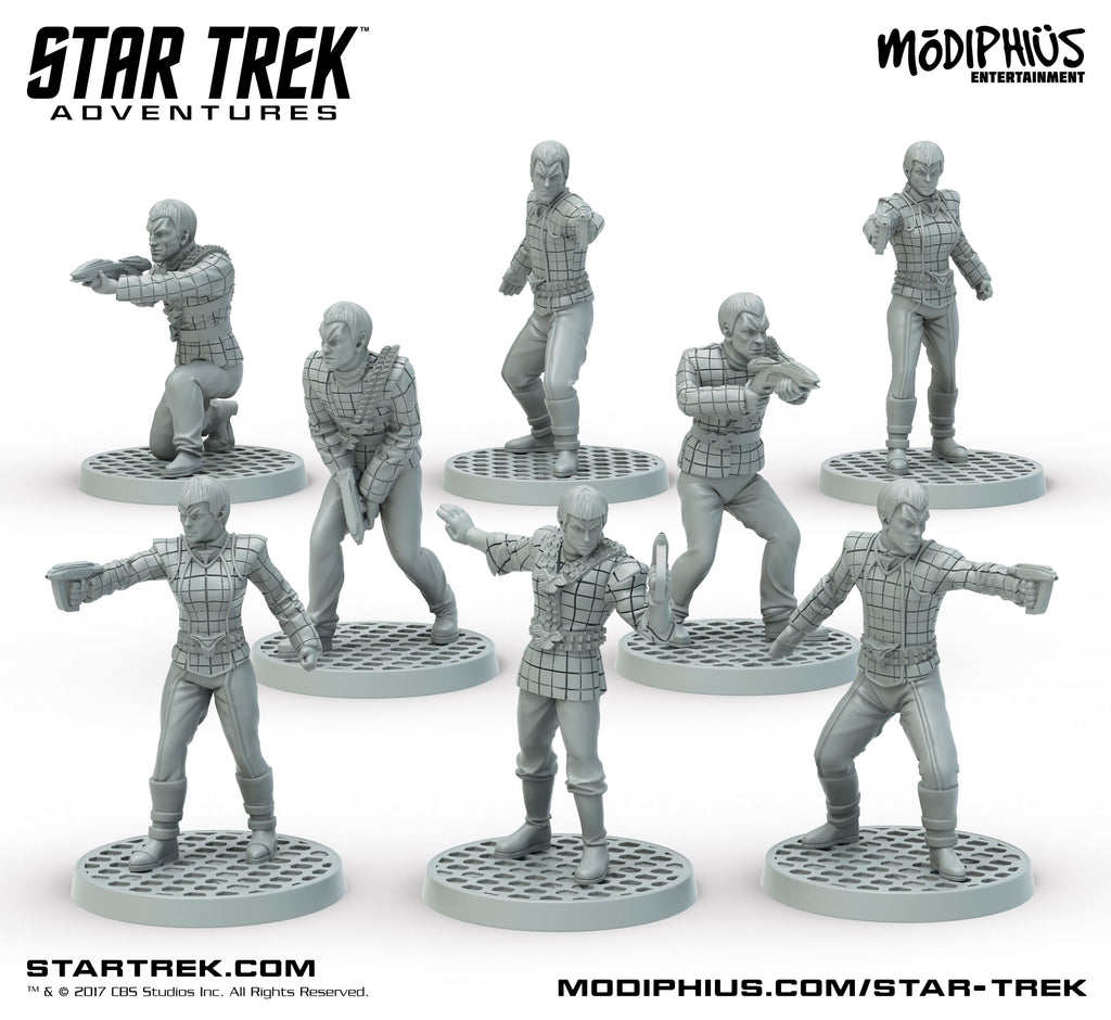 Star Trek Adventures RPG - Romulan Strike Team Miniatures Set