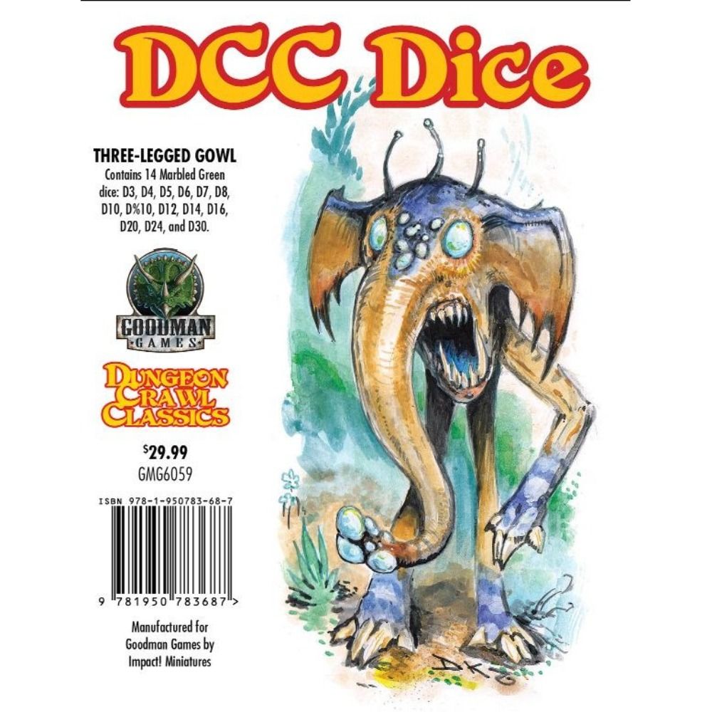 Dungeon Crawl Classics - DCC Dice - Gowl