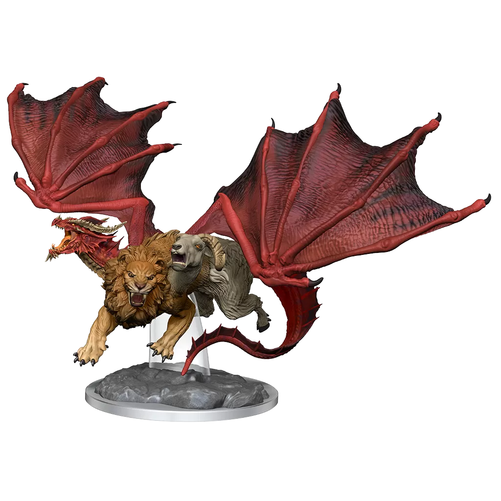 D&D Nolzurs Marvelous Unpainted Miniatures Chimera Paint Night Kit