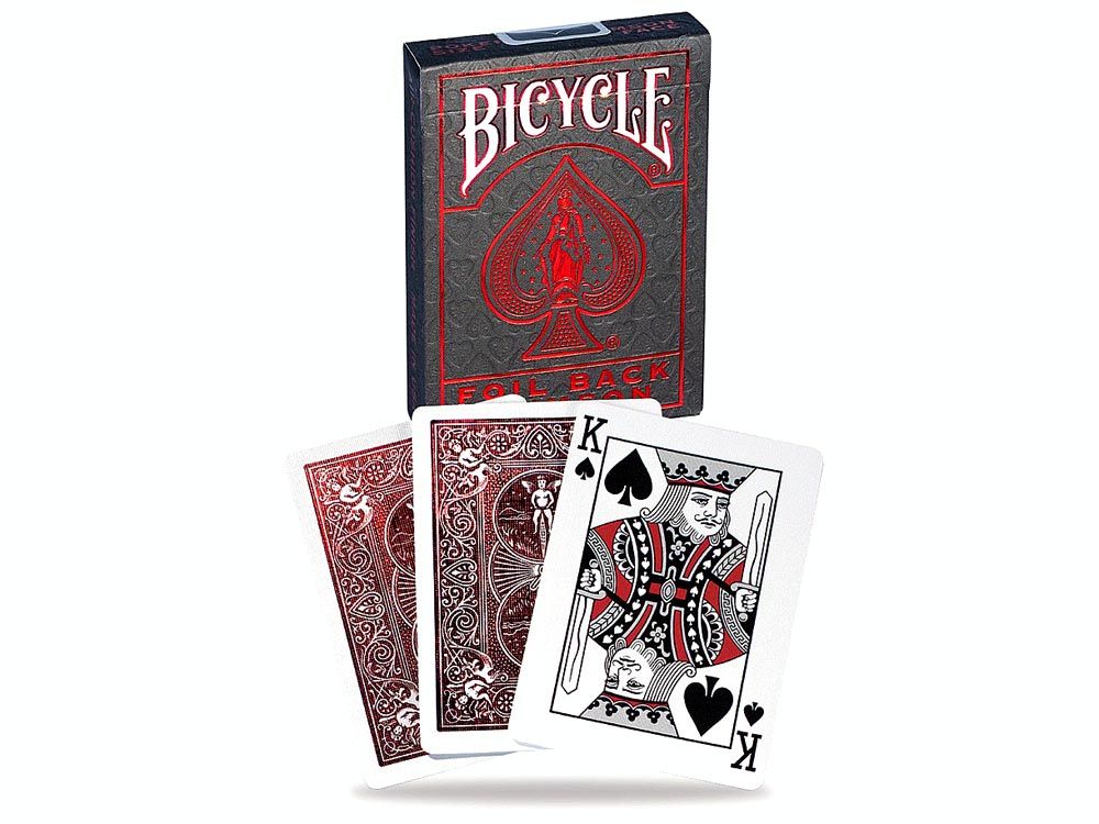 Bicycle Playing Cards - Foil Metalluxe Red