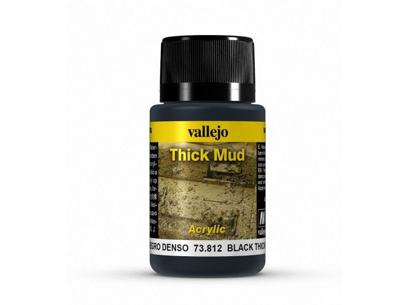 Vallejo Weathering Effects - Black Thick Mud 40 ml