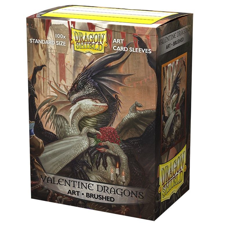 Dragon Shield - Sleeves - Box 100 - MATTE Art - Valentine Dragons 2021