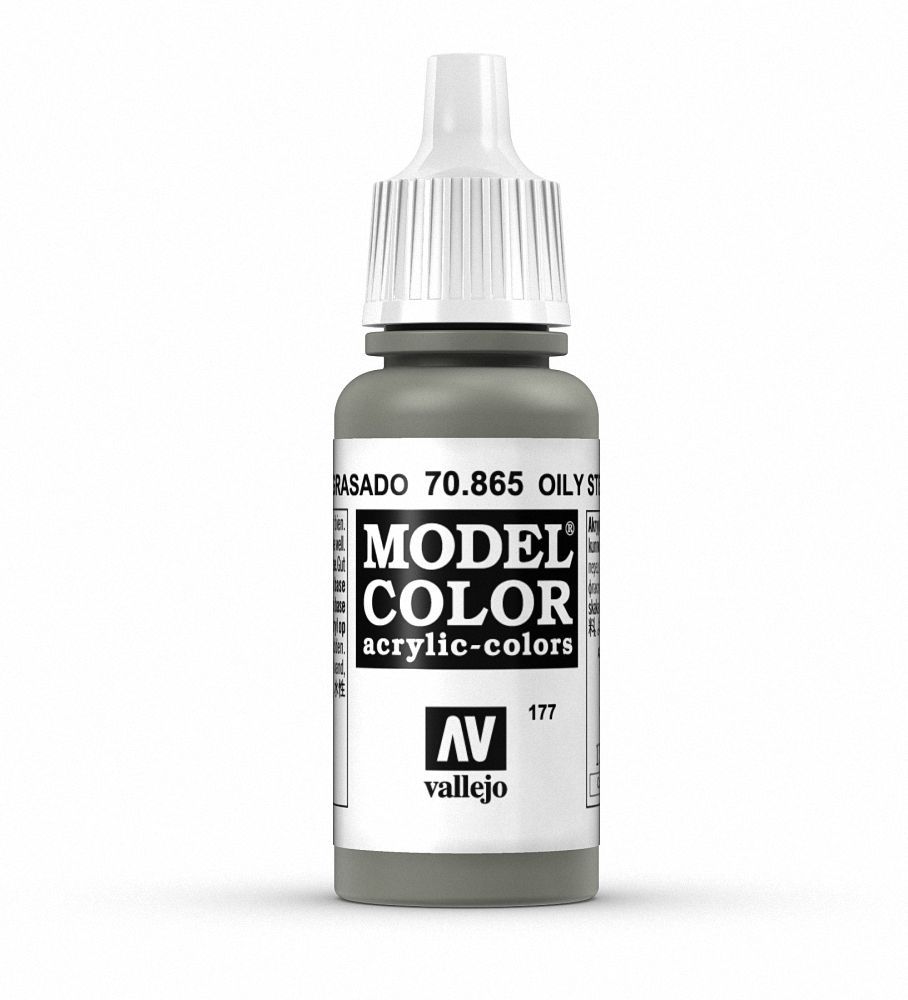 Vallejo Model Colour - Metallic Oily Steel 17 ml