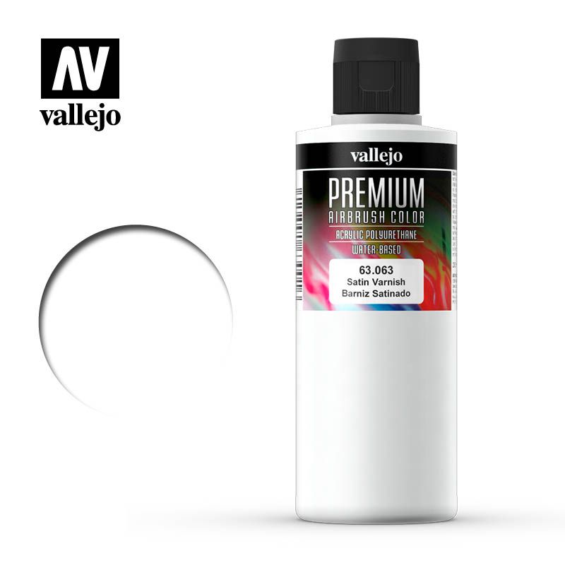 Vallejo Premium Colour - Satin Varnish 200ml
