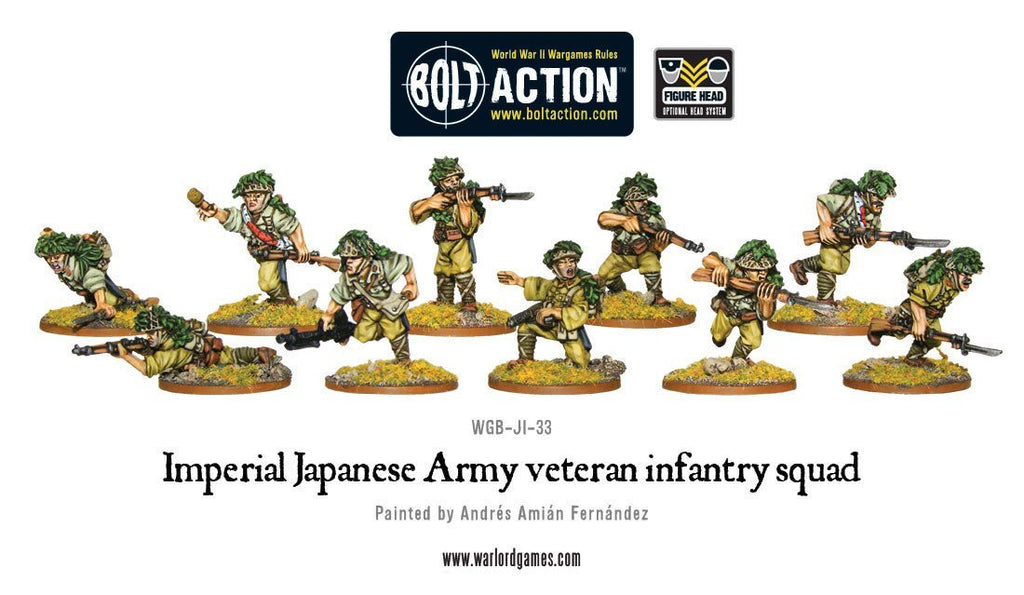 Bolt Action - Japan - Japanese Veteran Infantry Squad