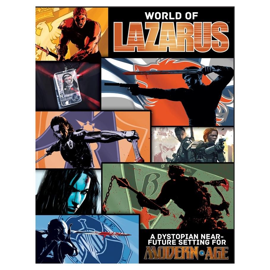 Modern AGE RPG The World of Lazarus Campaign Setting