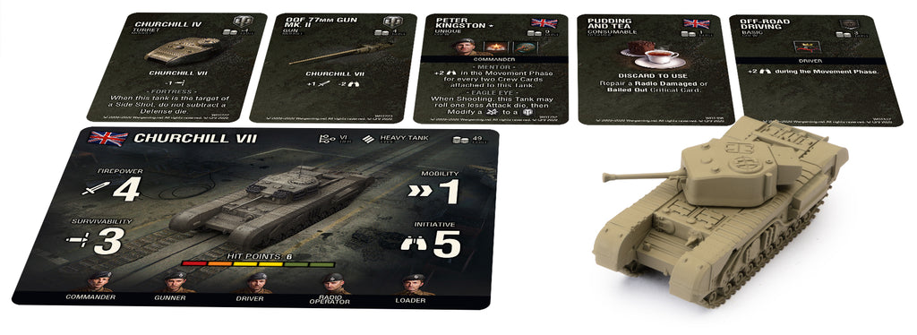 World of Tanks Miniatures Game - British Churchill VII