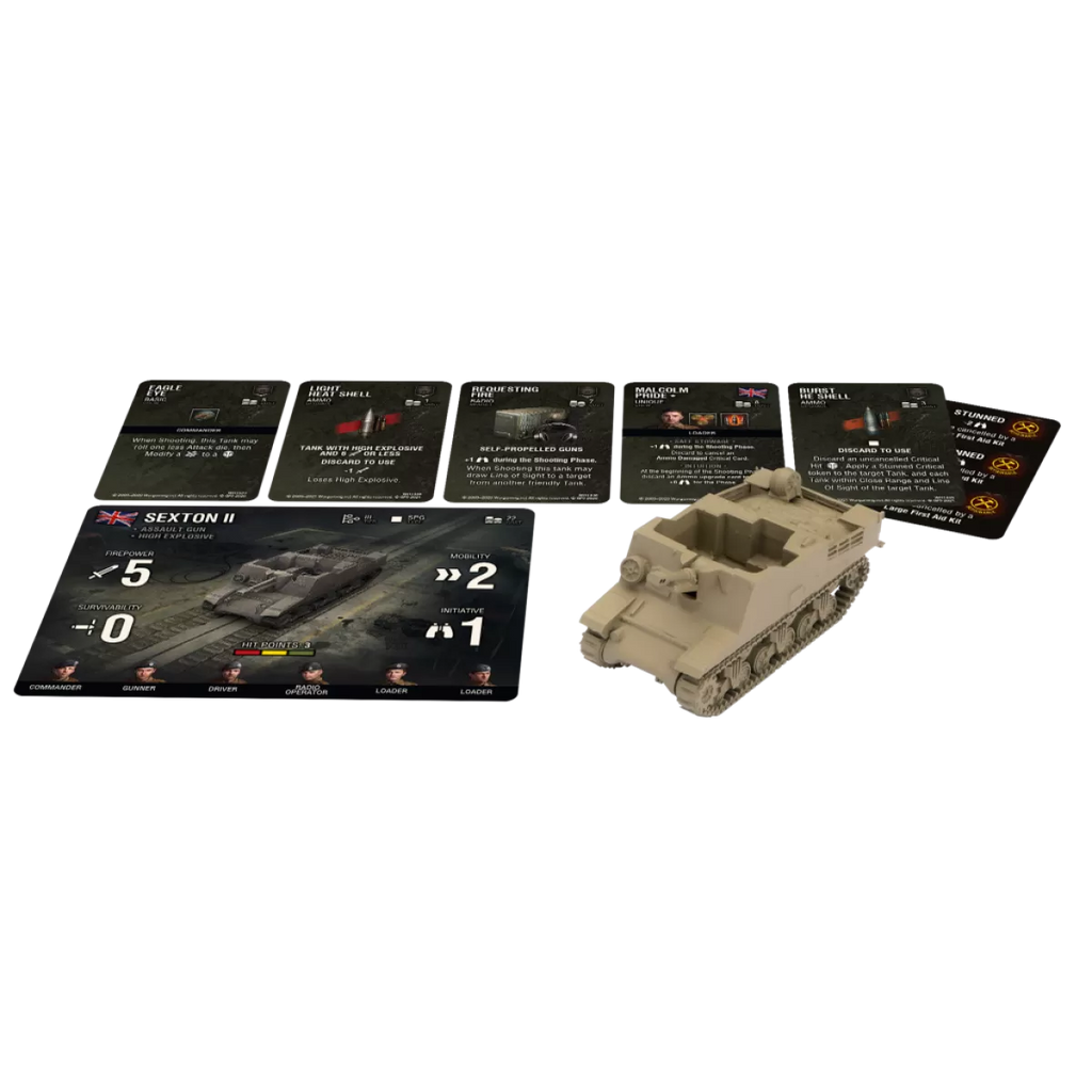 World of Tanks Miniatures Game - British Sexton II