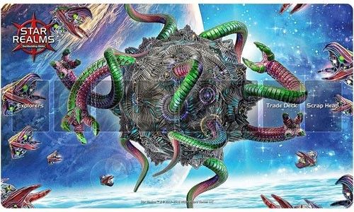 Star Realms Frontiers Infested Moon Playmat