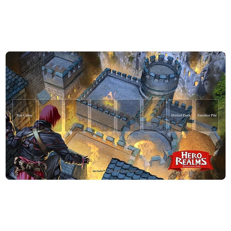 Hero Realms Fire Bomb Playmat