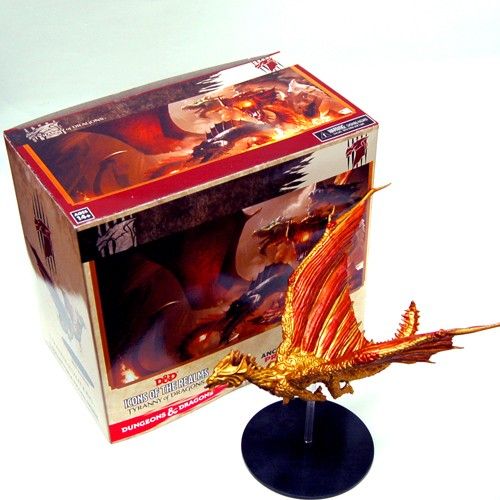 Dungeons & Dragons Fantasy Miniatures Case Incentive Huge Brass Dragon
