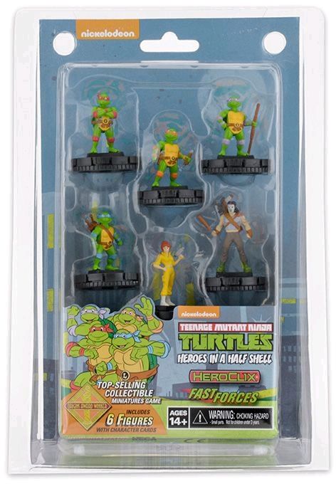 Teenage Mutant Ninja Turtles HeroClix Heroes In A Half Shell Fast Forces Pack