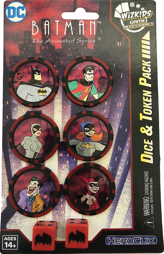 DC Comics Heroxlix Batman The Animated Series Dice and Token Pack