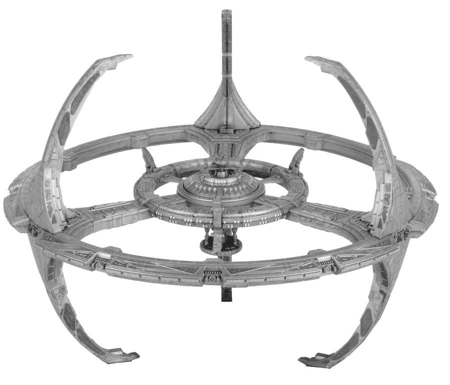 Star Trek Deep Cuts Unpainted Miniatures Nor Class Orbital Space Station