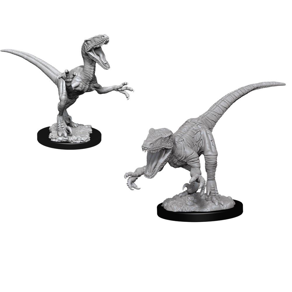 WizKids Deep Cuts Unpainted Miniatures Raptors - 90047