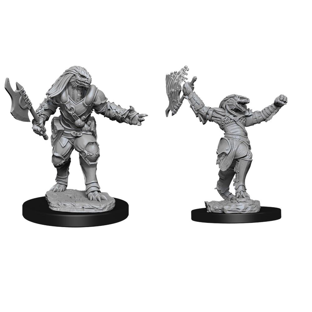 D&D Nolzurs Marvelous Unpainted Miniatures Female Dragonborn Fighter