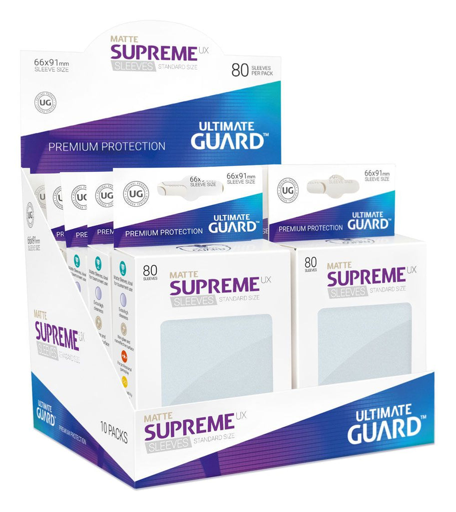 Ultimate Guard Supreme UX Sleeves Standard Size Matte Frosted (80)