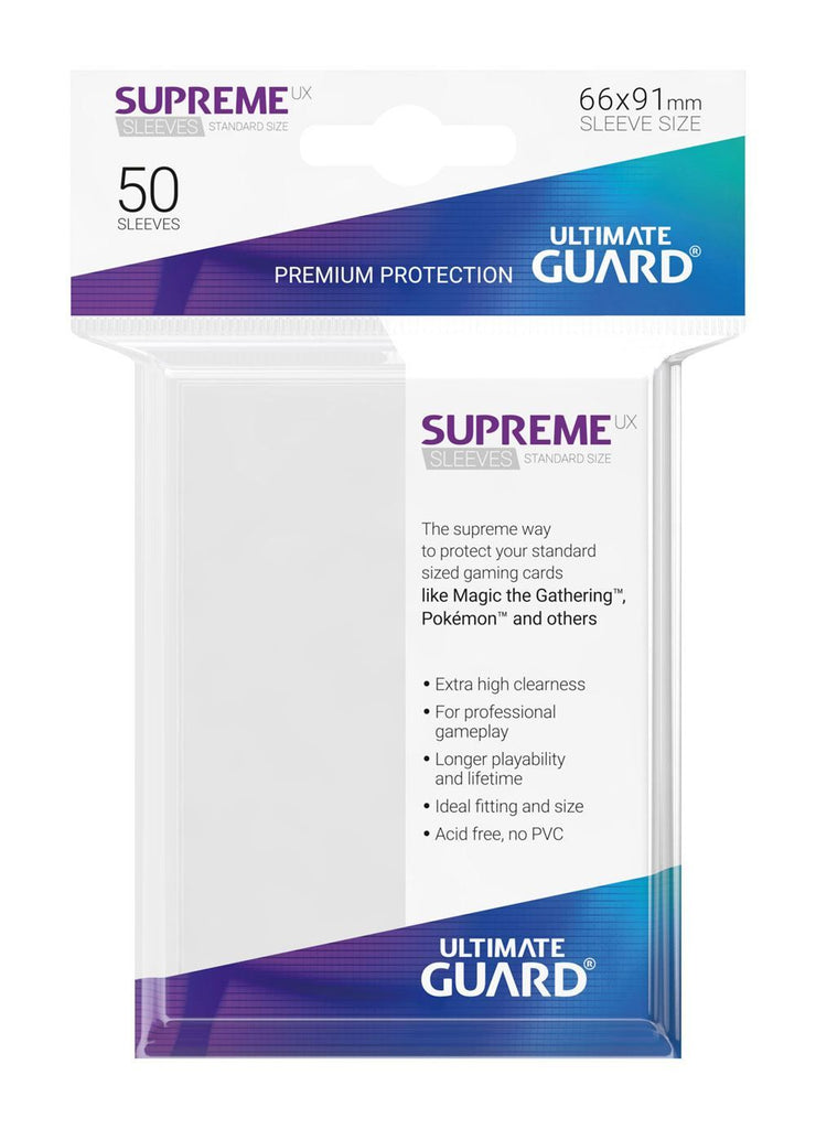 Ultimate Guard Supreme UX Sleeves Standard Size White (50)