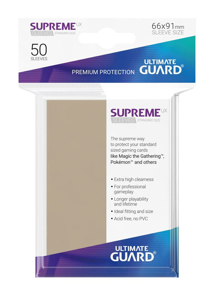 Ultimate Guard Supreme UX Sleeves Standard Size Sand (50)