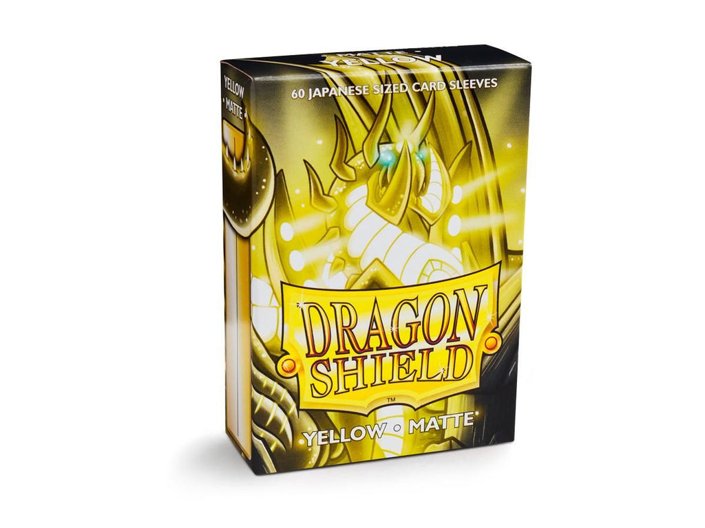 Dragon Shield - Sleeves - Japanese - Box 60 - Yellow Matte