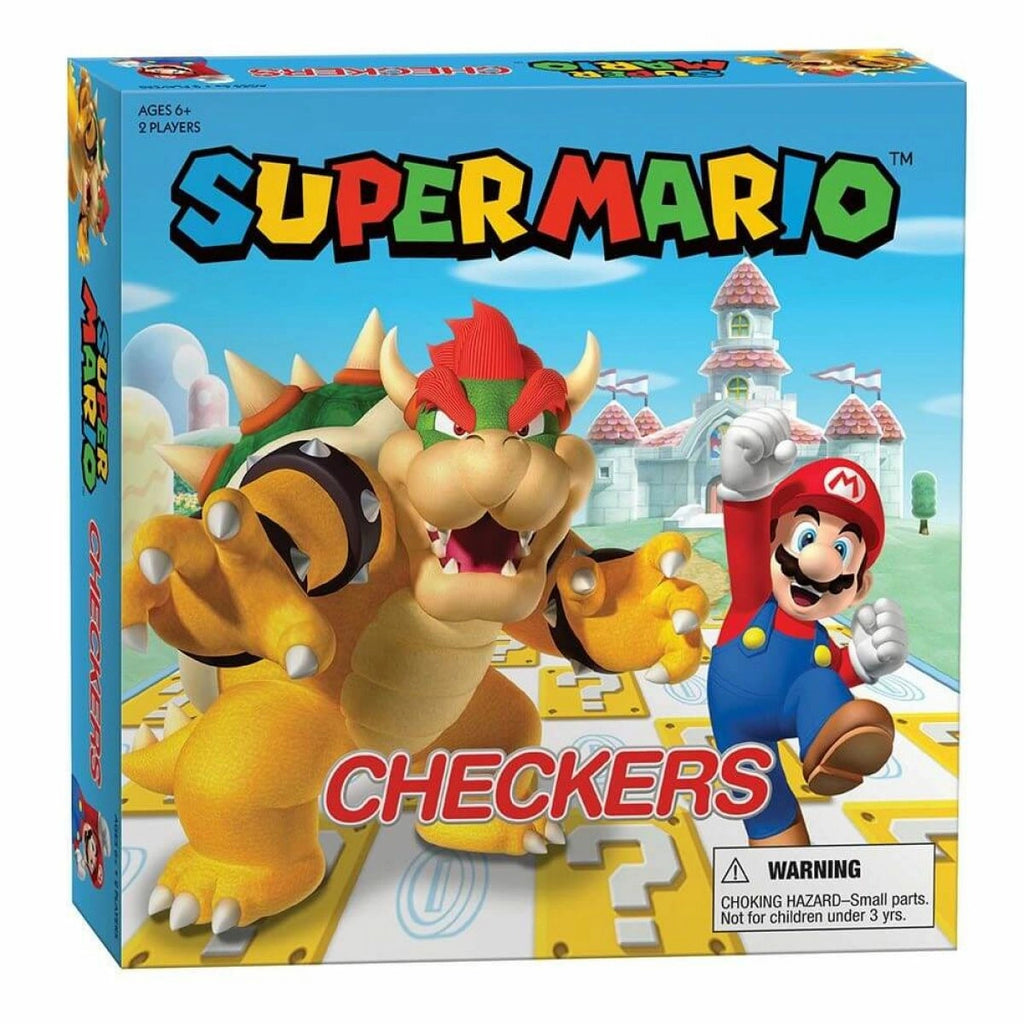 Checkers Super Mario VS Bowser