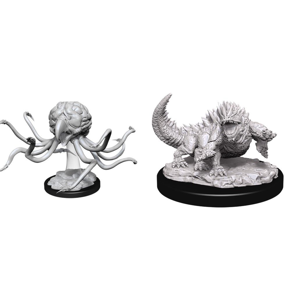 D&D Nolzurs Marvelous Unpainted Miniatures Grell and Basilisk