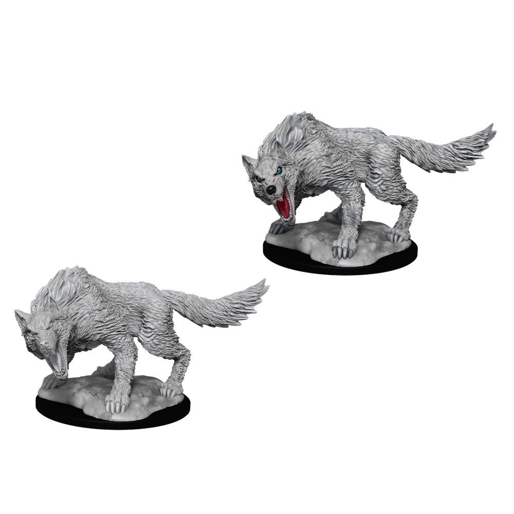 D&D Nolzurs Marvelous Unpainted Miniatures Winter Wolf - 90030